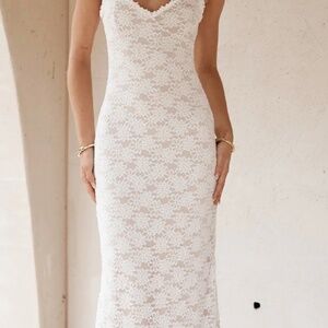 SARTA MAXI DRESS - WHITE